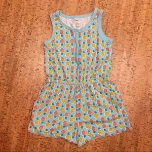 Tea collection size 6-8 pineapple romper